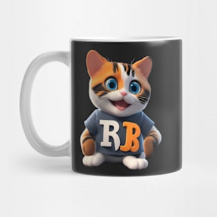 Funny smiling Calico Cat Mug